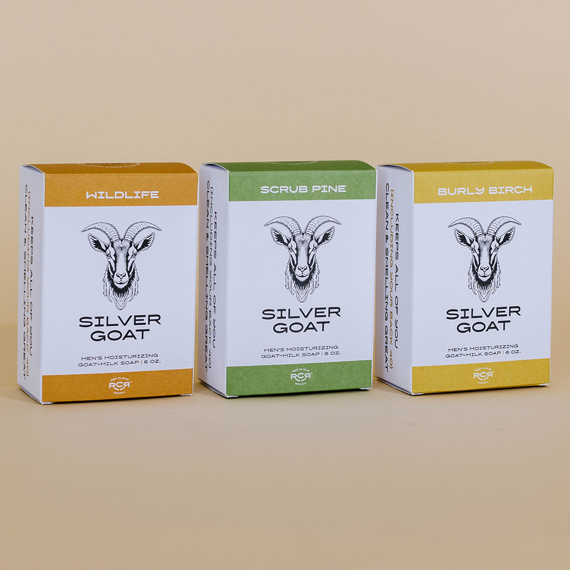 Silver Goat Soap - Mixed 3 Pack